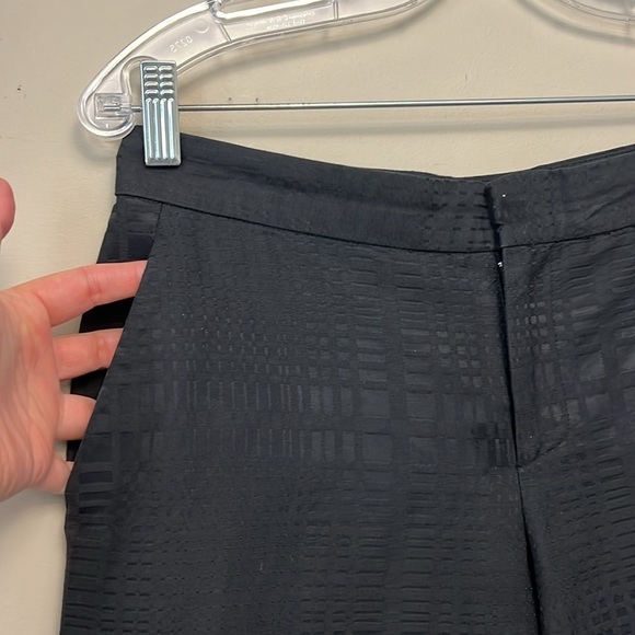 Club Monaco Black Pattern Dress Pants size 6 - Picture 6 of 8